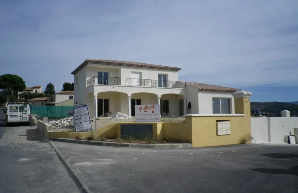 E.B@T CONSTRUCTION VILLA NICE Construction Villa Nice St Philippe Bellet